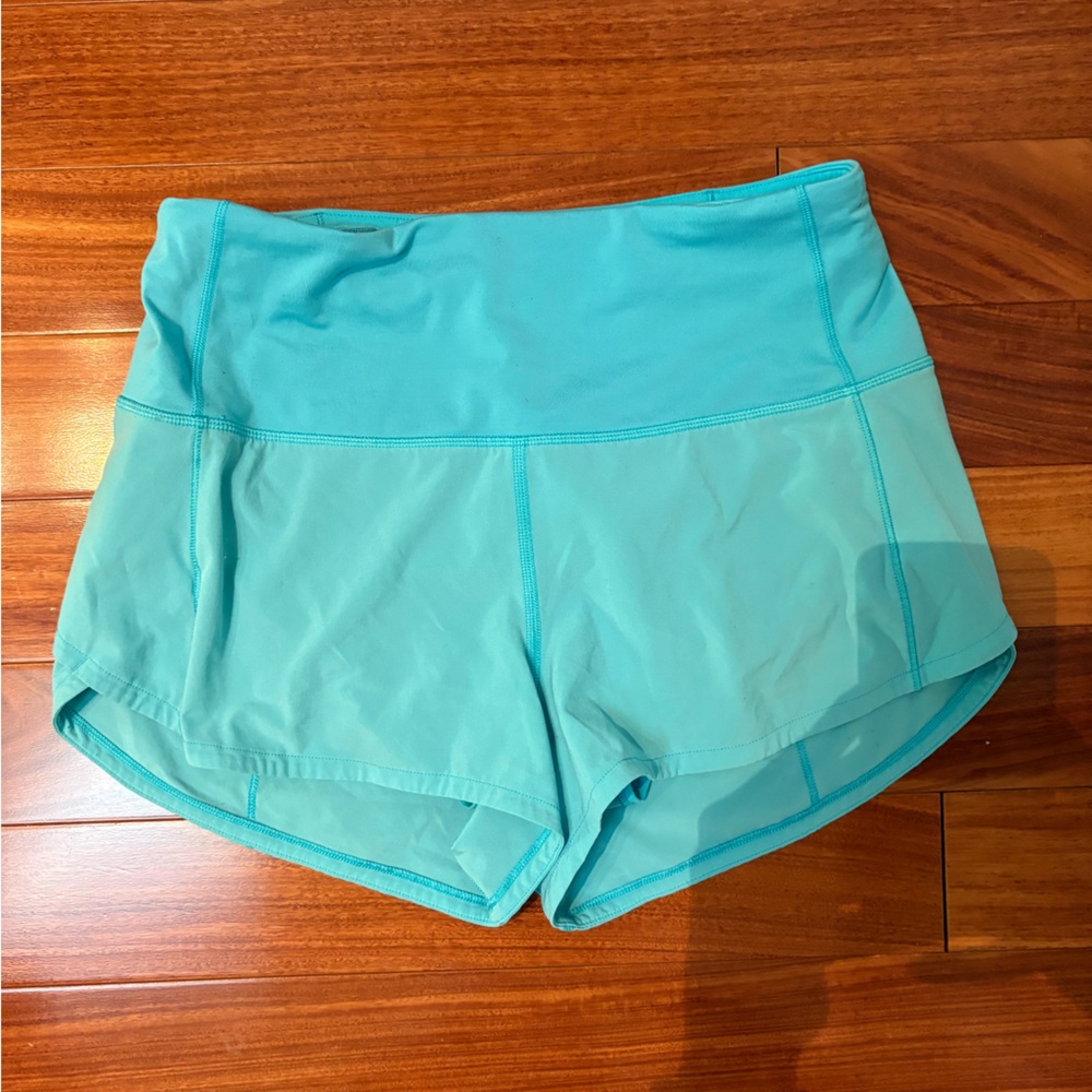 lululemon athletica Teal Athletic Shorts